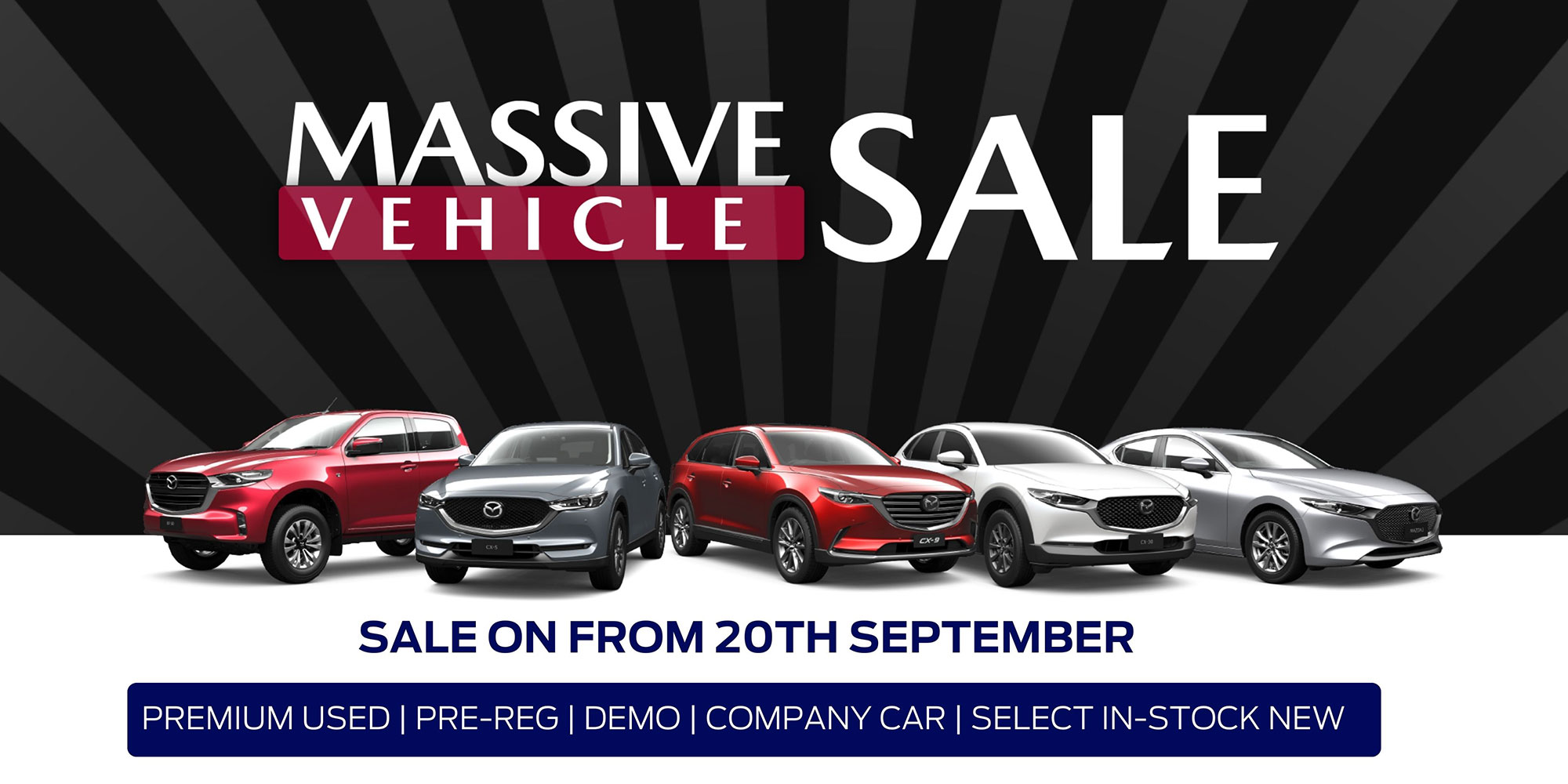 Massive Vehicle Sale